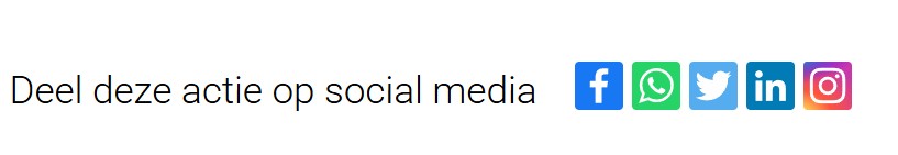 Donatielink delen via WhatsApp en social media
